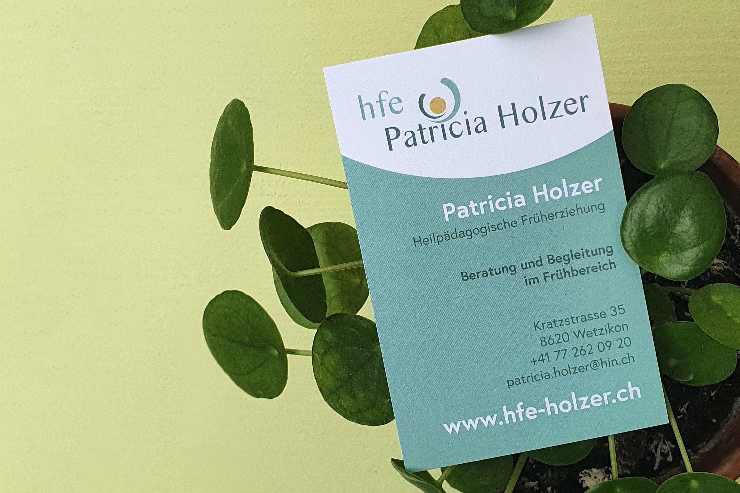 Logo und Vistenkarte für Patricia Holzer