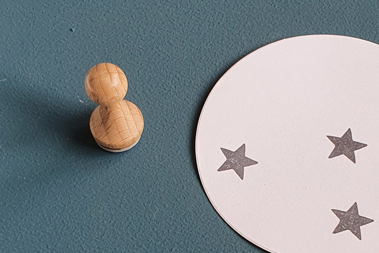 Mini-Stempel Stern
