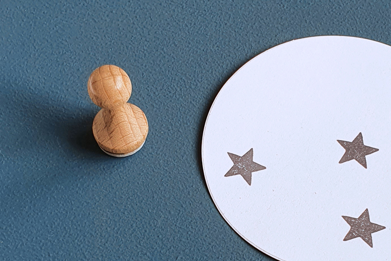 Mini-Stempel Stern