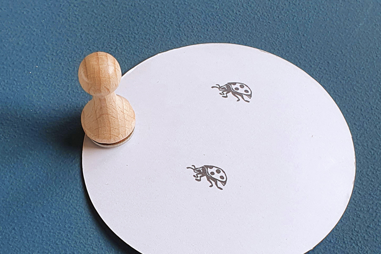 Mini-Stempel Glückskäfer