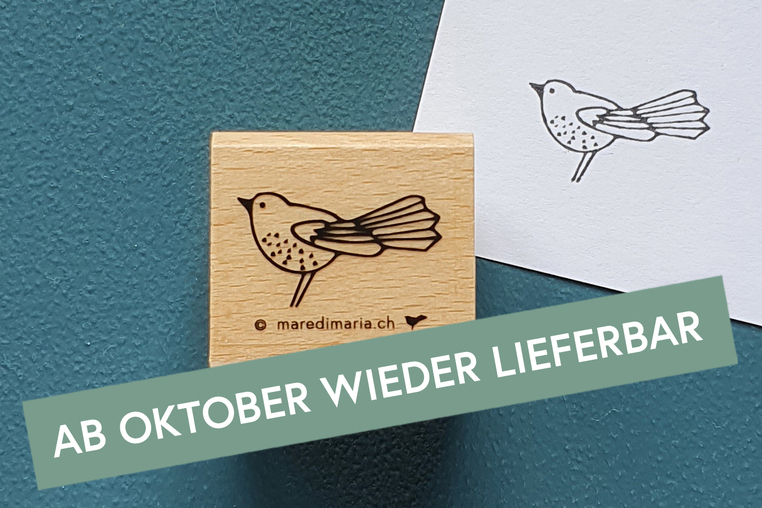 Stempel kleiner Vogel