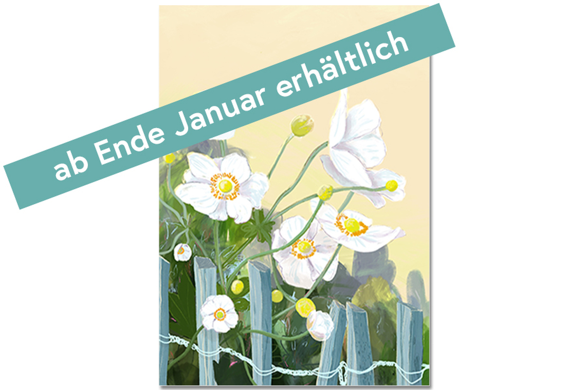 Postkarte Anemone