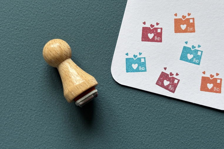 Mini-Stempel Herzenspost