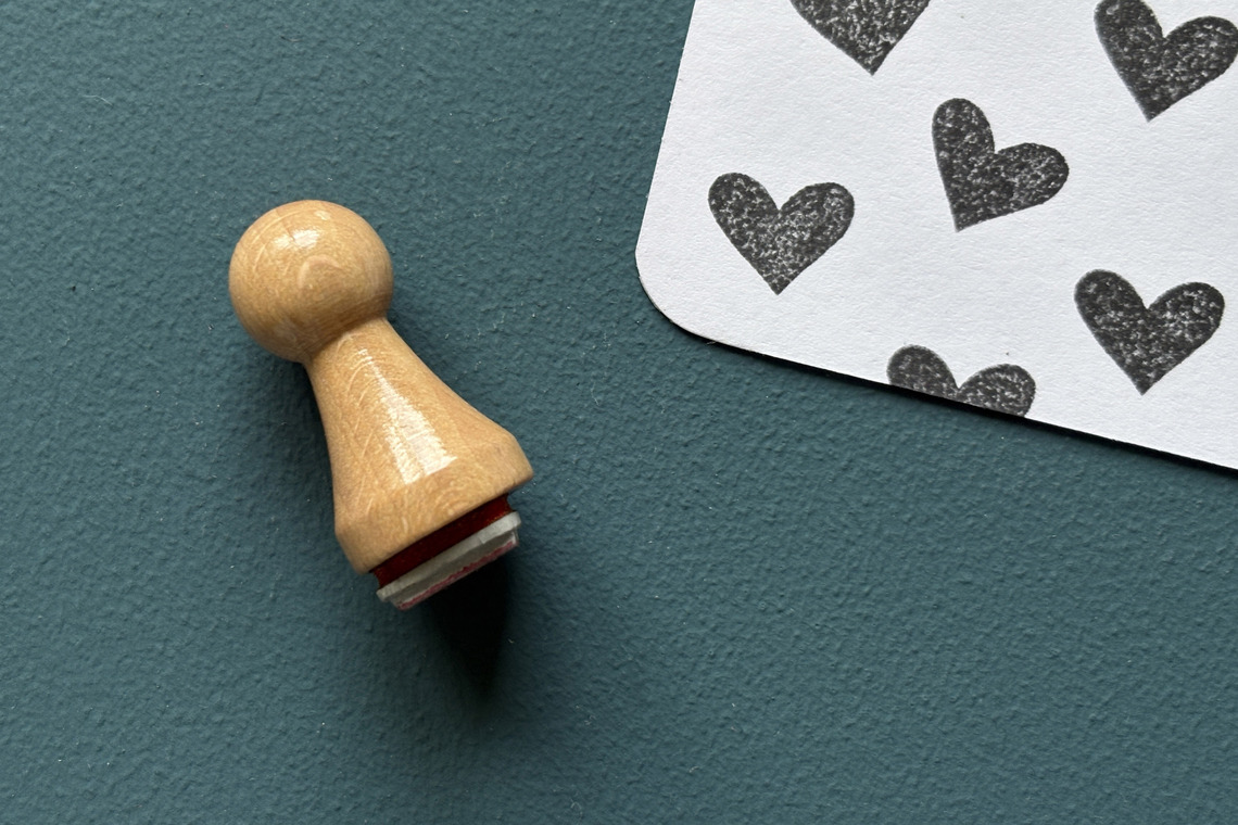 Mini-Stempel Herz