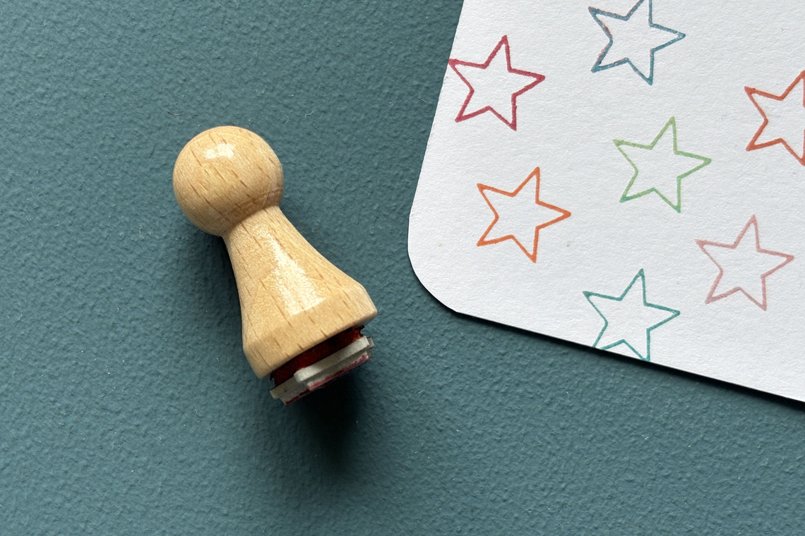 Mini-Stempel Sternlinie