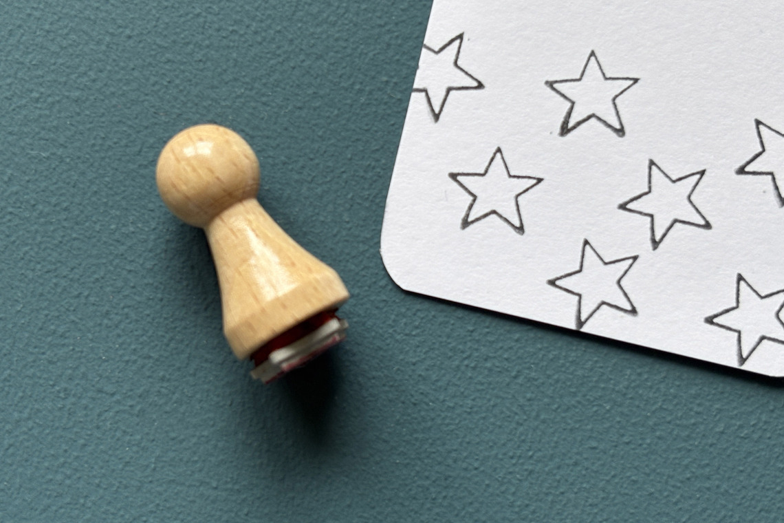 Mini-Stempel Sternlinie