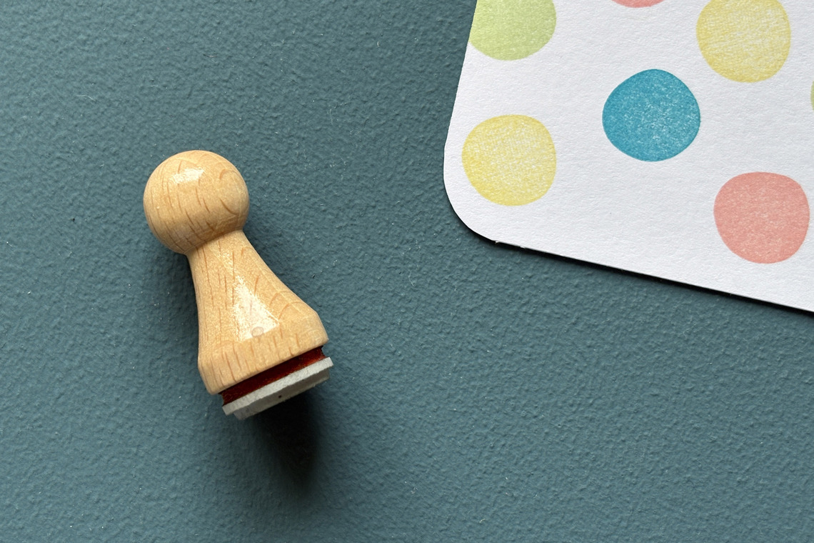 Mini-Stempel Blob