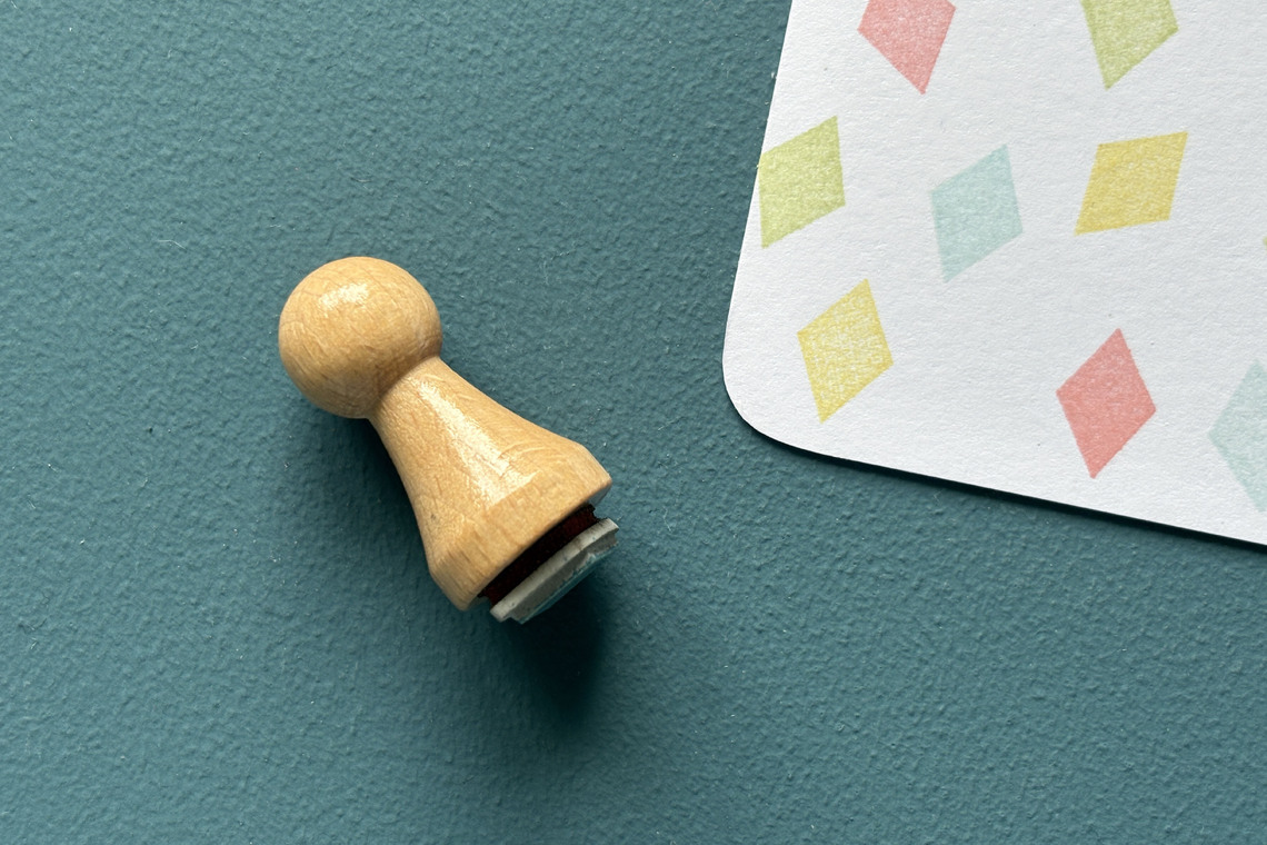 Mini-Stempel Raute