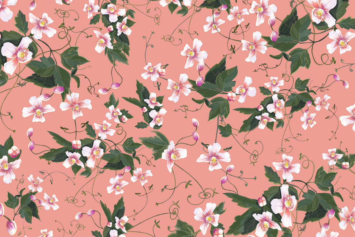 Tischset Clematis