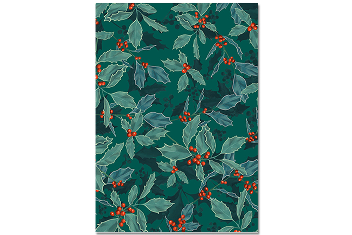 Postkarte Ilex