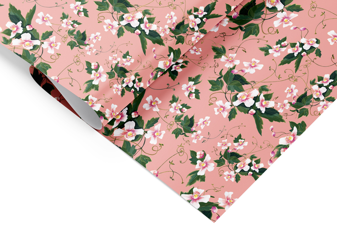 Geschenkpapier Clematis