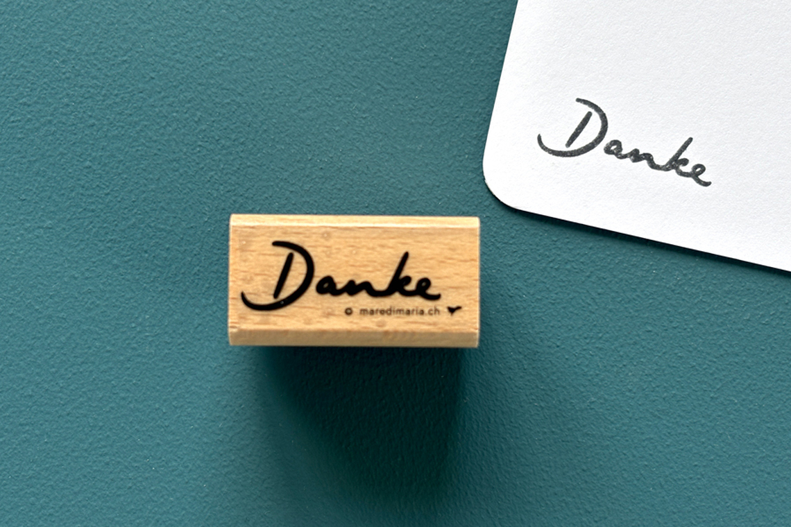 Stempel Danke